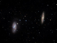 M65/M66 Galaxy pair in Leo
