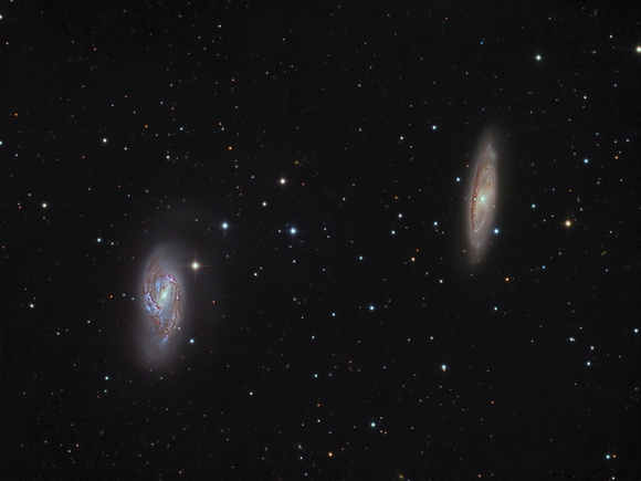 M65/M66 Galaxy pair in Leo