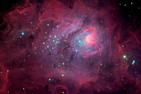 M8 - The Lagoon Nebula with Ha