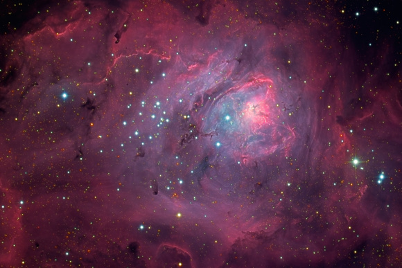 M8 - The Lagoon Nebula with Ha