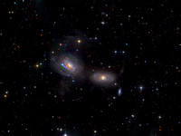 NGC 3169-66-65 Galaaaxy Trio in Sextans