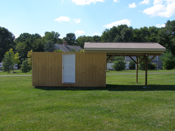 East view with roof open